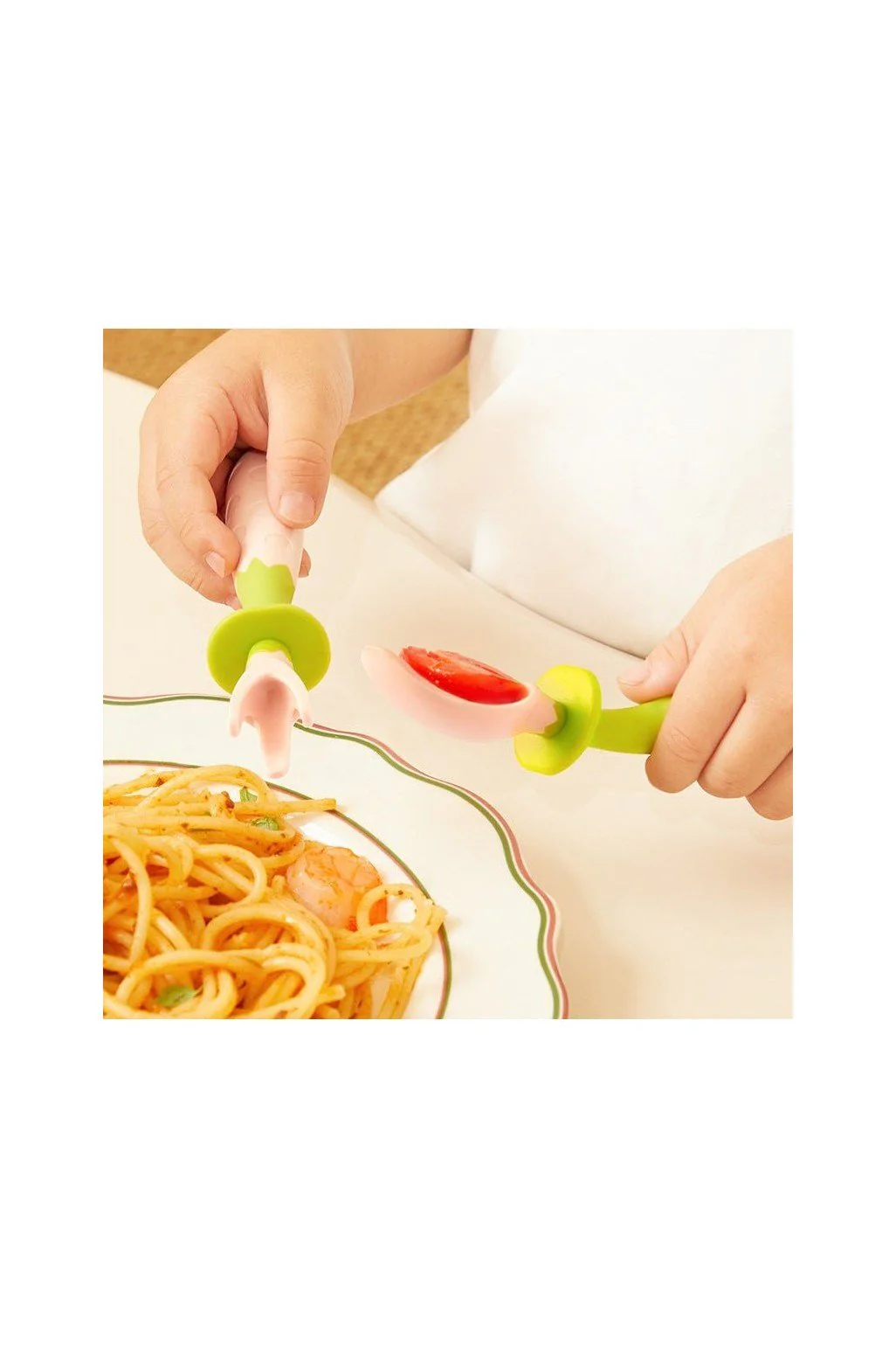 Bendable Cutlery For Kids - Pink - Image 10