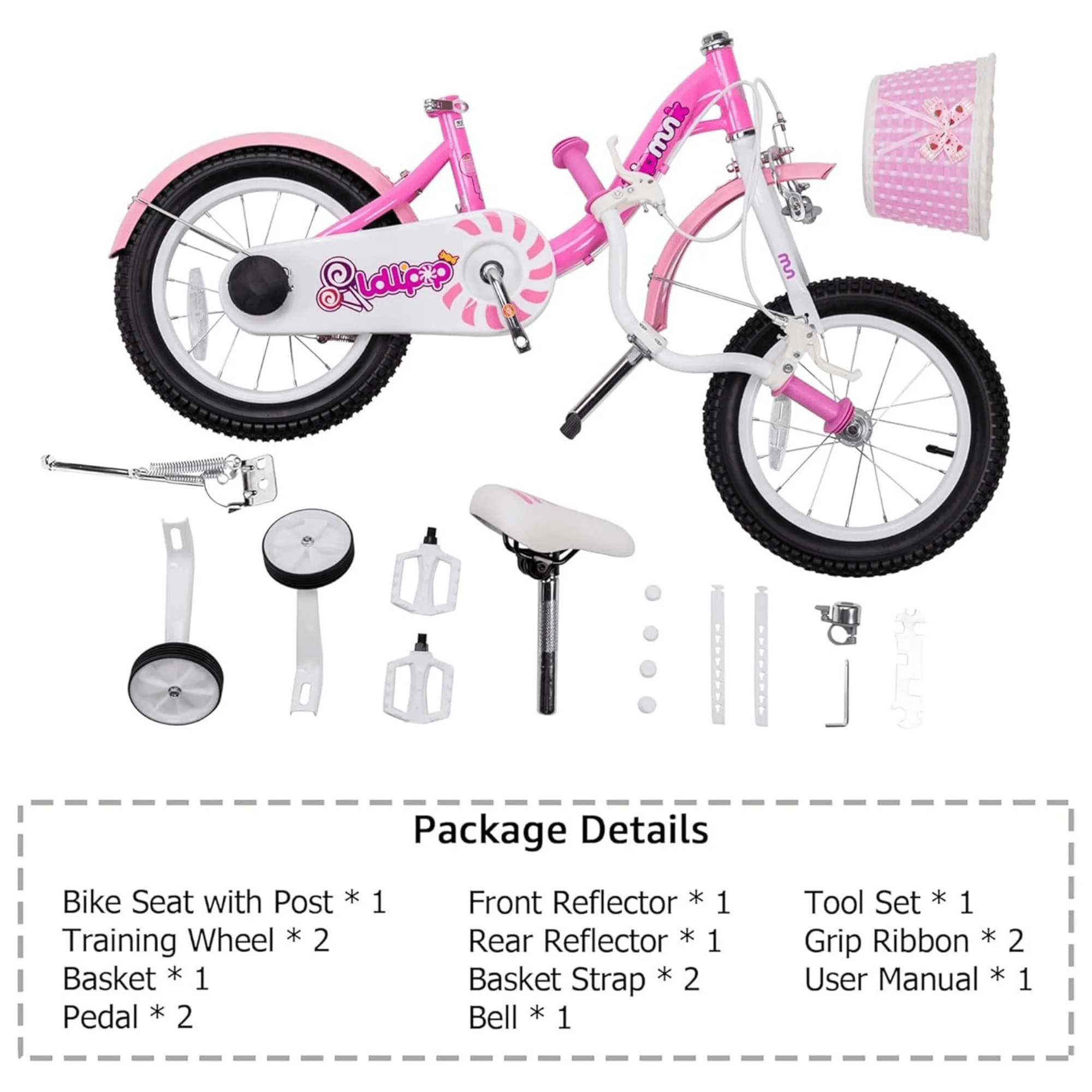 Chipmunk - RoyalBaby MM 16" Bicycle - Pink - Image 6