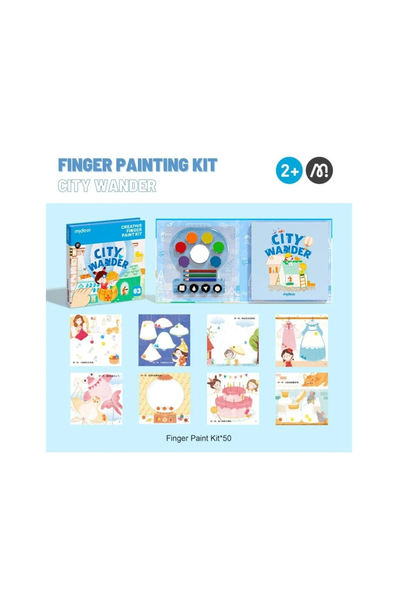Finger Painting Kit - City Wander - Image 3