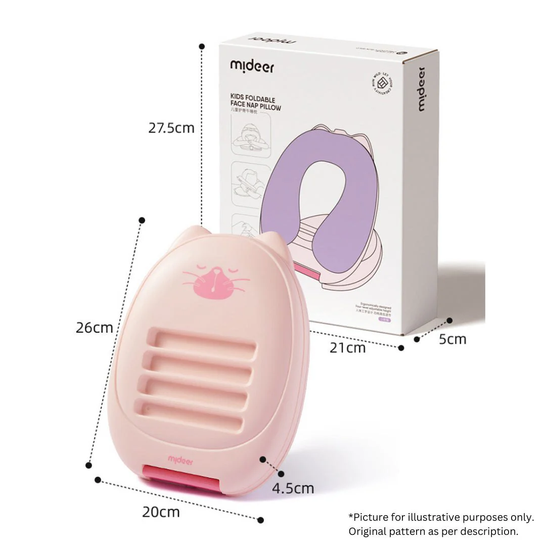Foldable Nap Pillow - Sleepy Kitten - Image 4