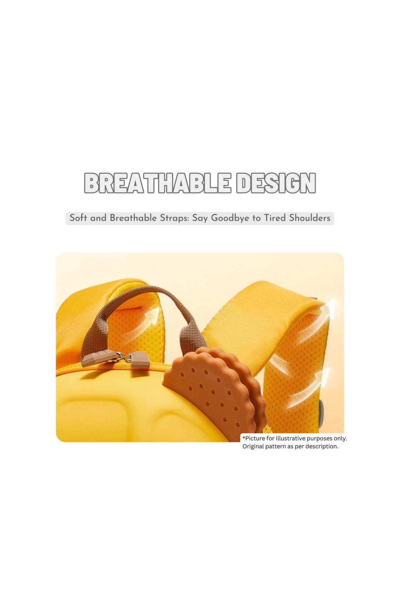 Kids Backpack - Waffle Bear - Image 4