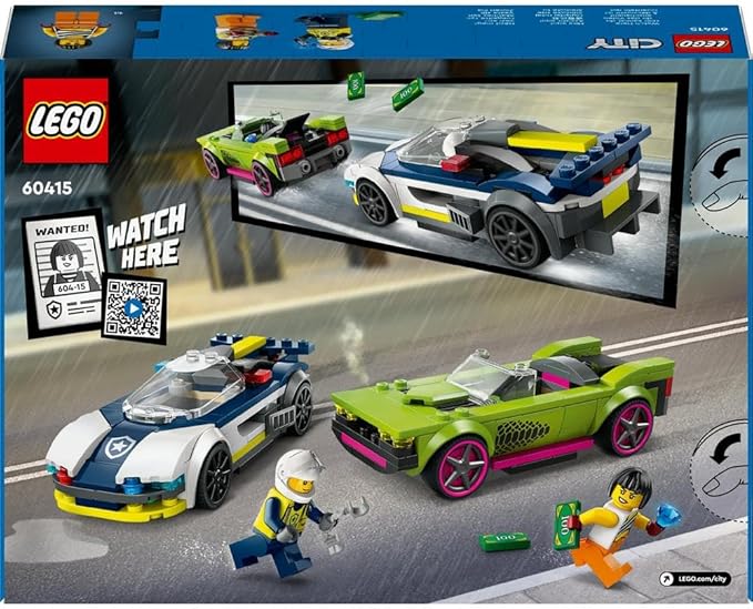 Lego City Police Car And Muscle Car Chase 60415 - Image 5