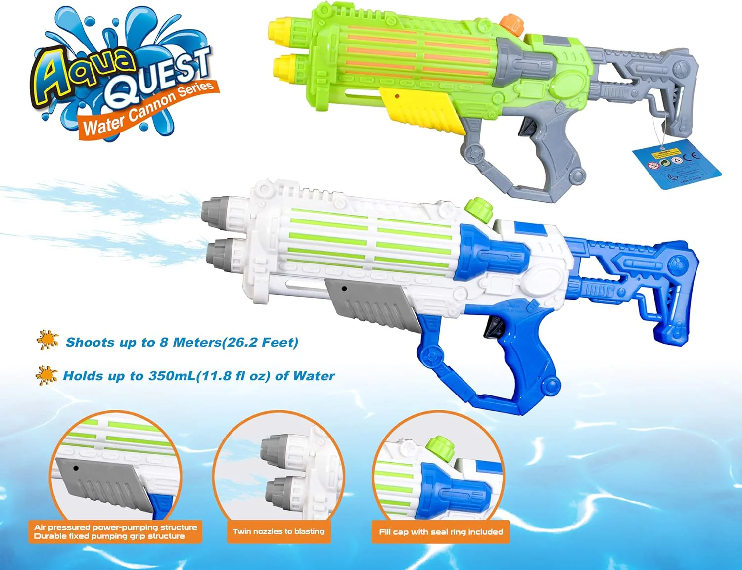 Mondo Aquamals Water Cannon 12Pcs/Pdq - Image 3