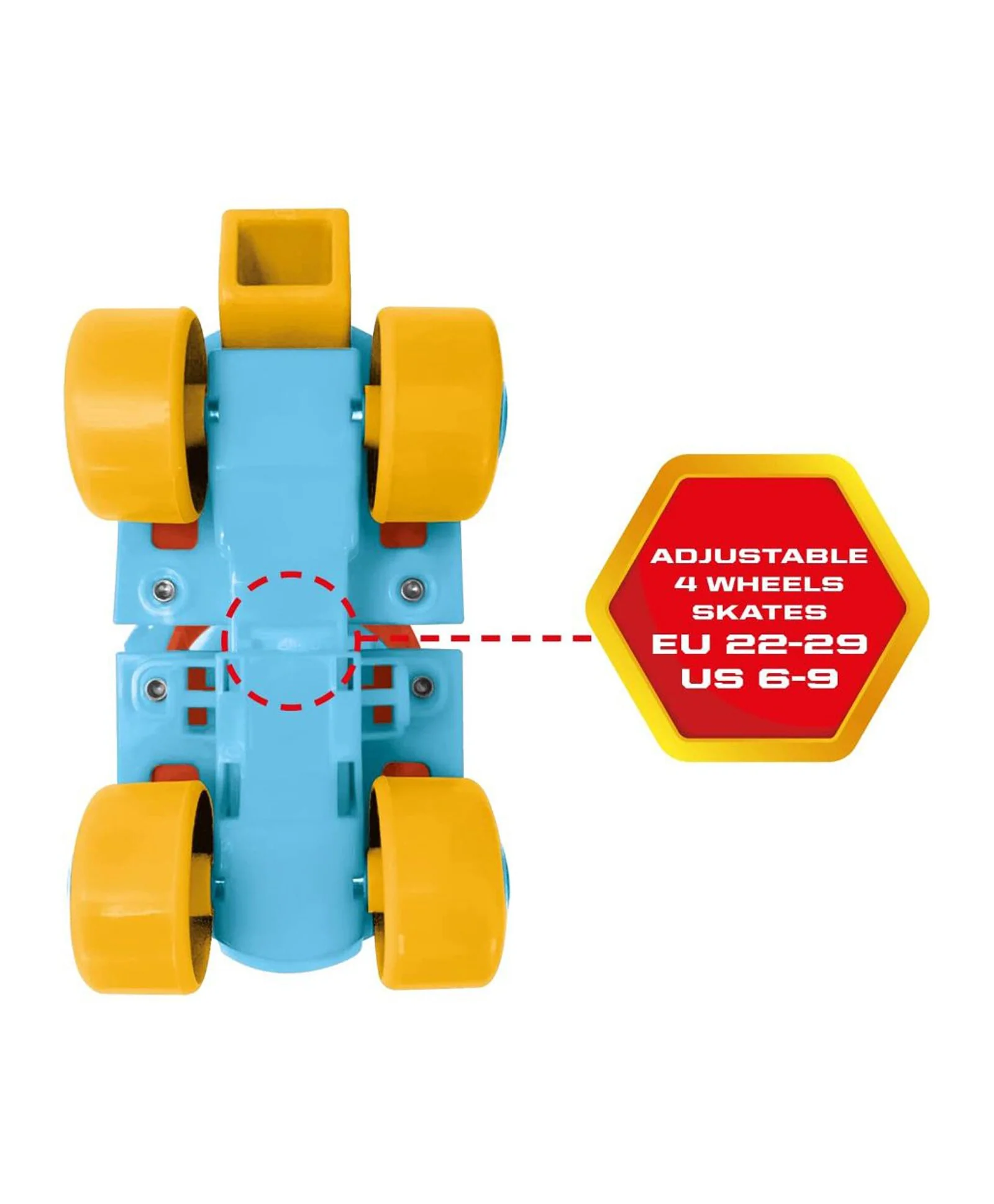 Mondo Roller 4Wheels Paw Patrol Skates Set Adjustable 22-29 - Image 5