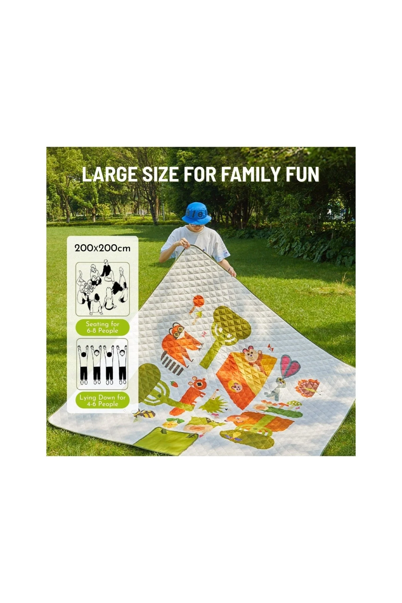 Picnic Mat - (2M X 2M) - Image 5