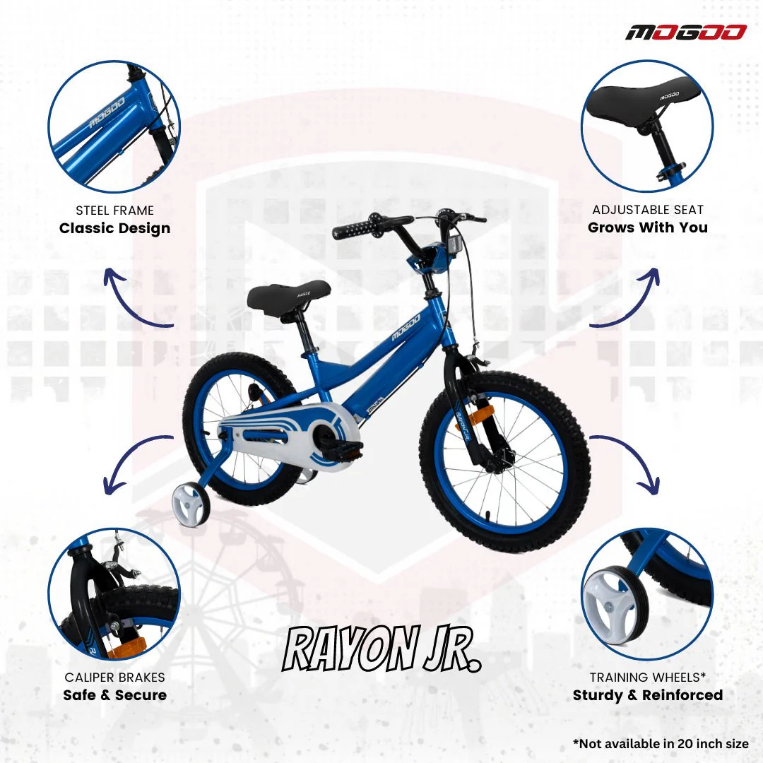 Rayon Junior 2.0 20" Kids Bicycle - Blue - Image 4