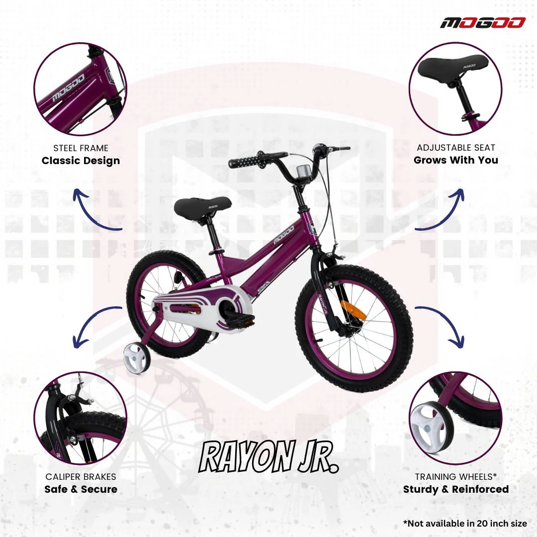 Rayon Junior 2.0 20" Kids Bicycle - Purple - Image 4
