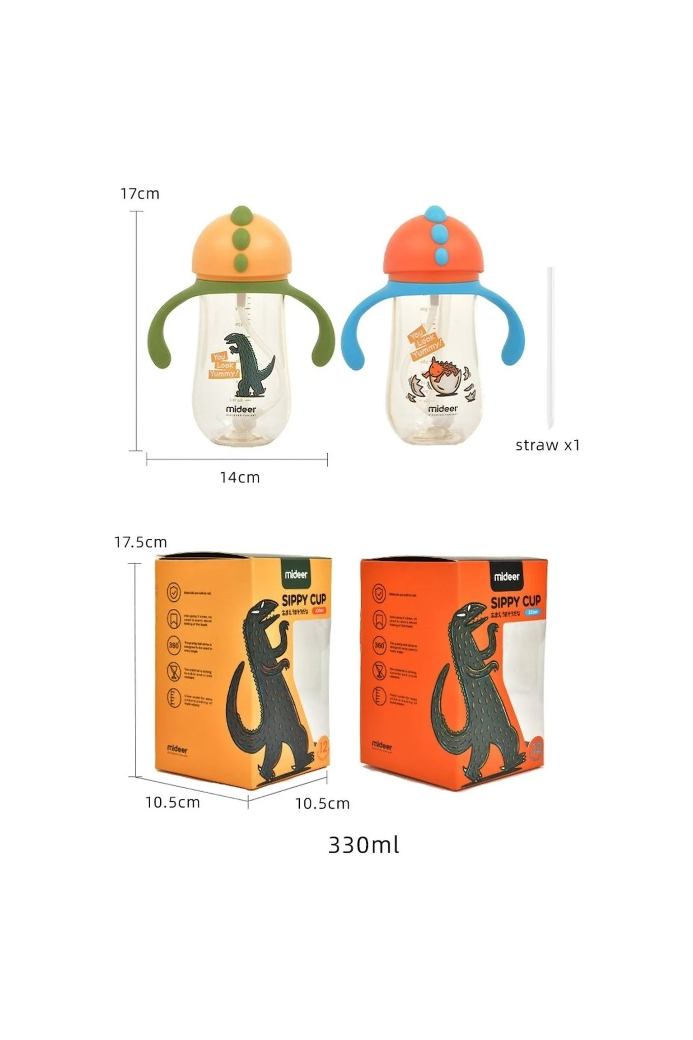 Sippy Cup - Blue (330Ml) - Image 4