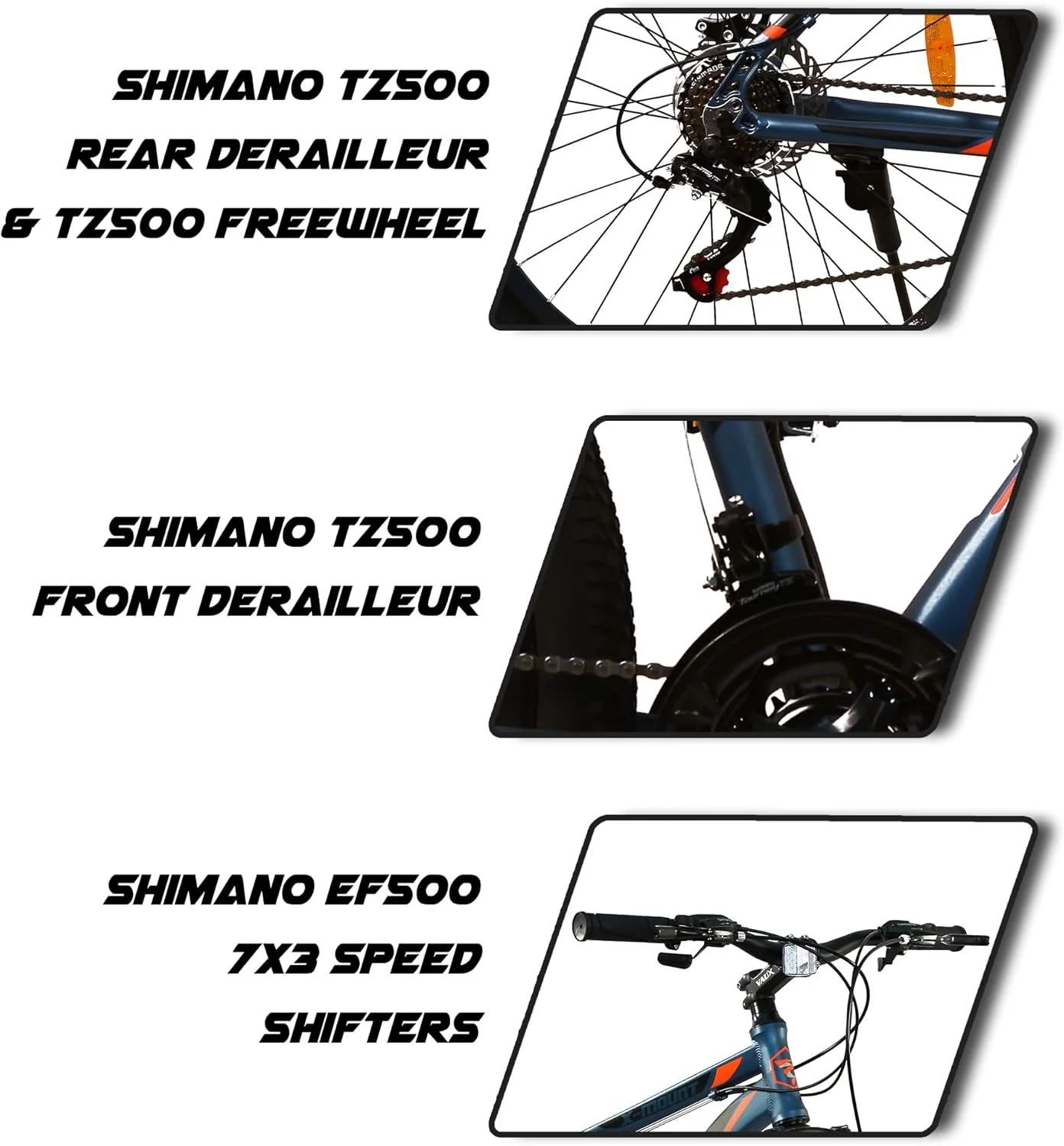 Vaux X-Mount 27.5" Mountain Bike - Blue - Image 7