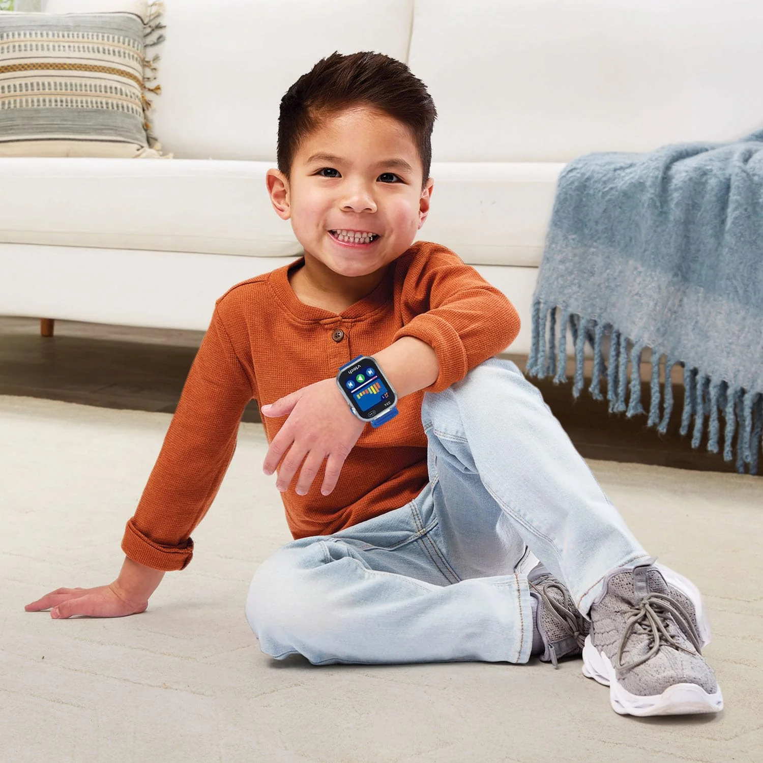 VTech Kidizoom Smartwatch DX4 Blue - Image 5